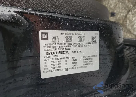 2011 Cadillac Escalade Premium from USA, damaged, VIN 1GYS3CEF1BR152375